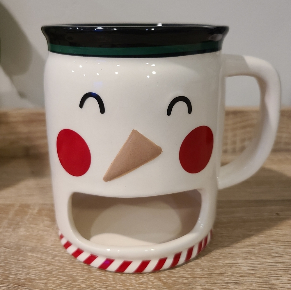 Holiday Home snowman cookie mug, snowman mug